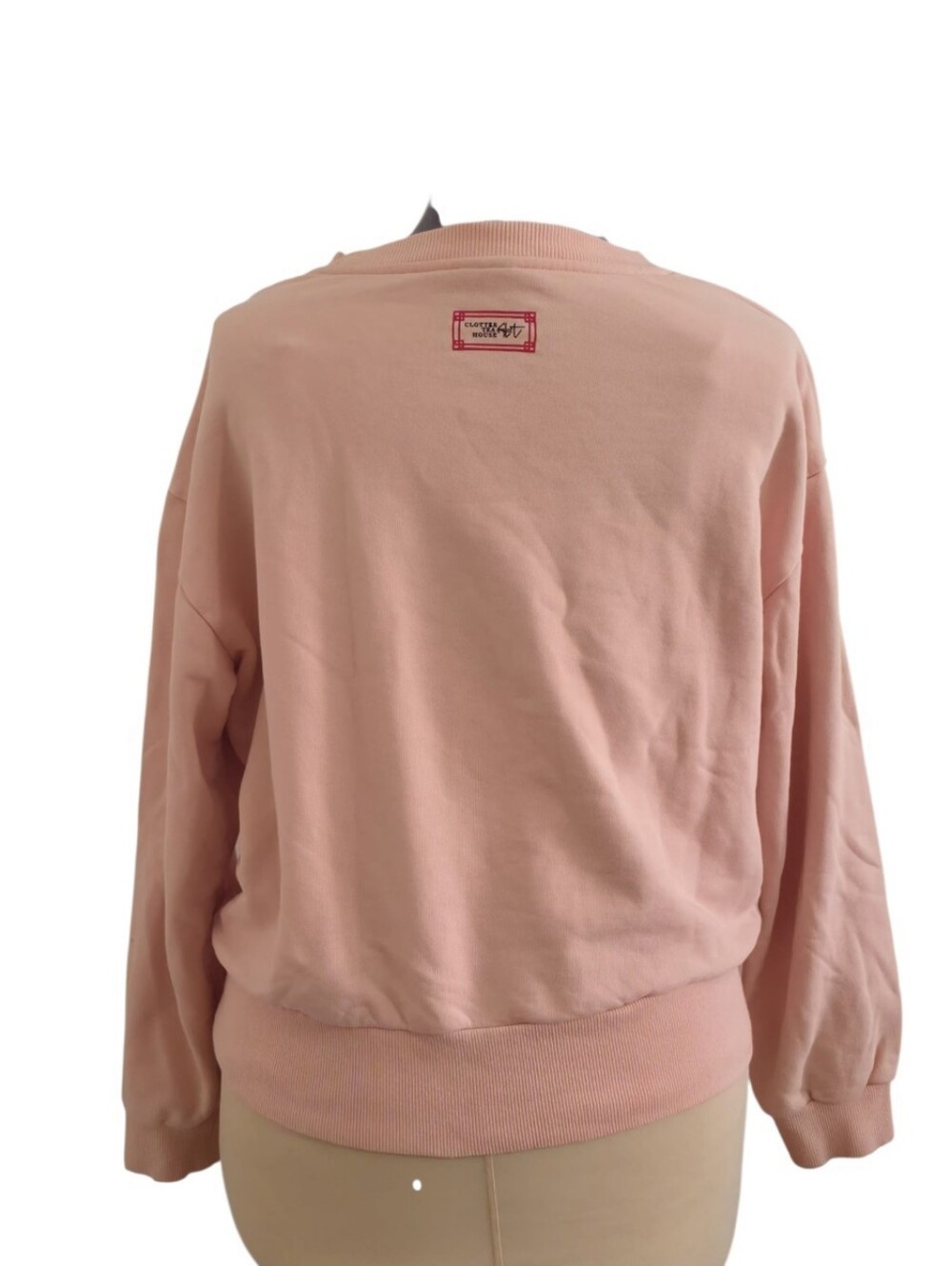 Clottee by CLOT Tea House Dim Sum Crewneck Sweatshirt Pink Large Streetwear - Picture 4 of 9